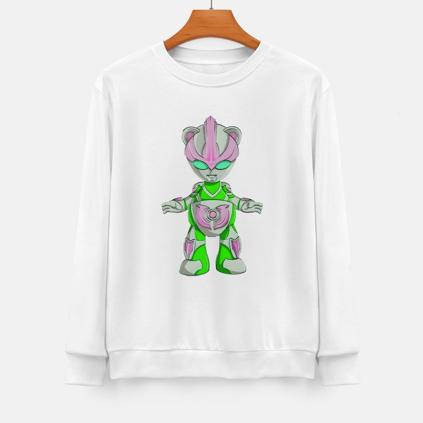 Long Sleeve With Front PatternCrisp Print Soft-Touch