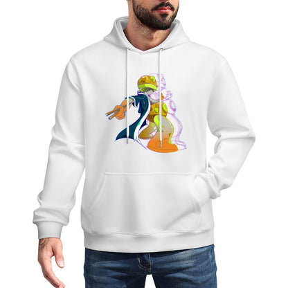 IPIB 250g Hooded Pocket Sweatshirt Front GraphicMen's Hooded  Sweatshirt6000009-1