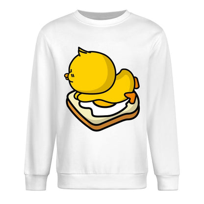 Front Patterned Long Sleeve TopHeavyweight Batch-Printed