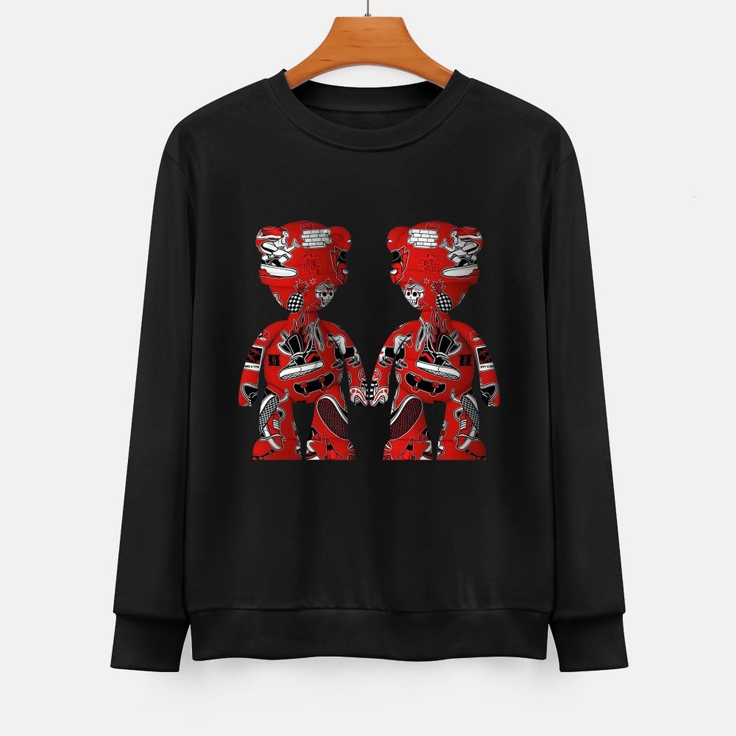 IPIB 250g Crew Neck Long Sleeve Sweatshirt Front GraphicCrew Neck Long Sleeve Sweatshirt6000084-1
