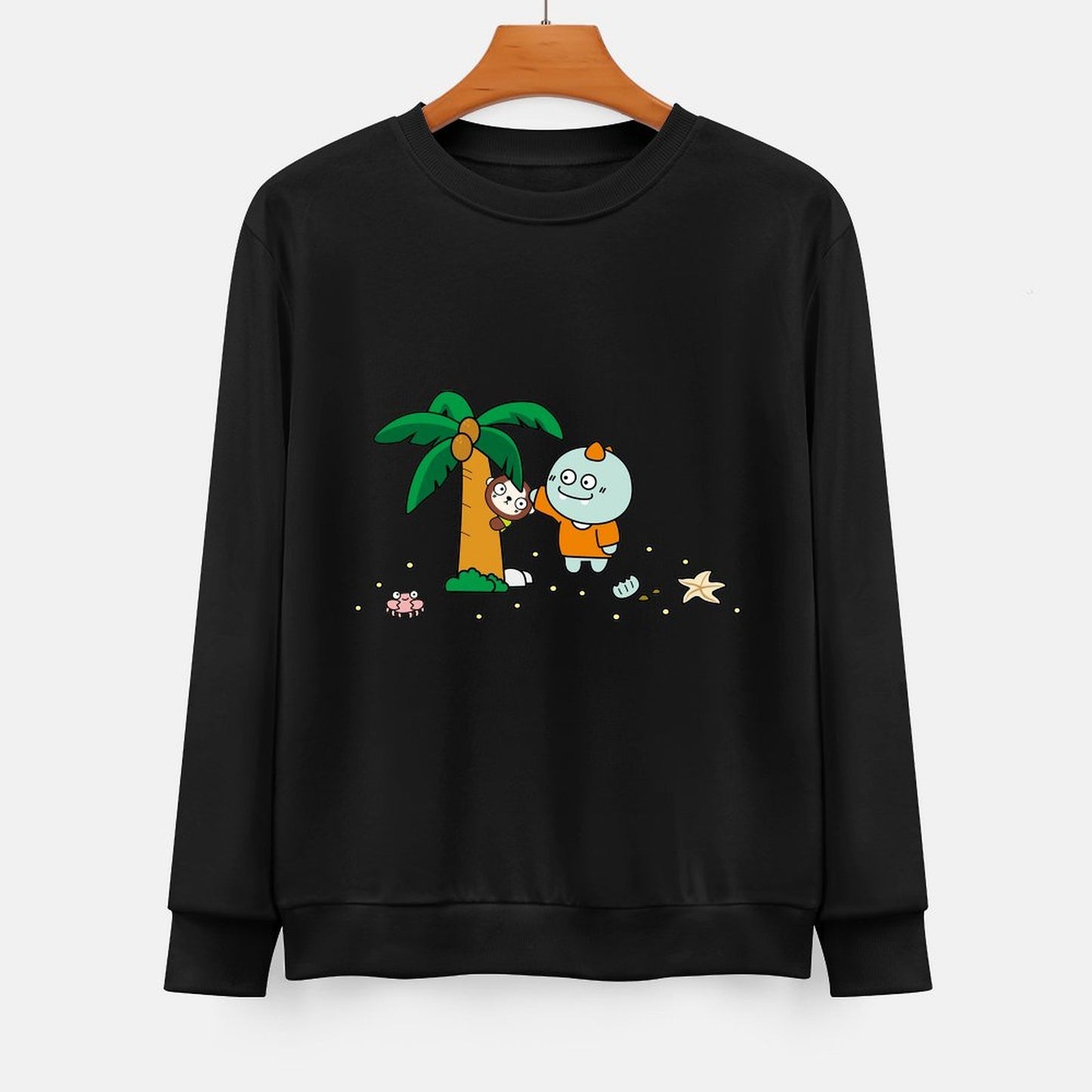  Front Patterned Long Sleeve TopEdition Relaxed