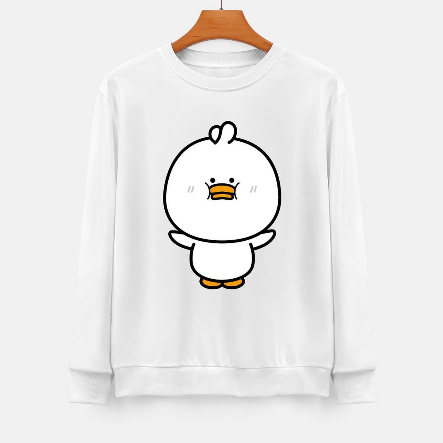 Front Patterned Long Sleeve TopComfortFit CityStyle