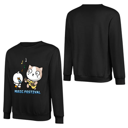 Front Patterned Long Sleeve TopSmooth Minimal