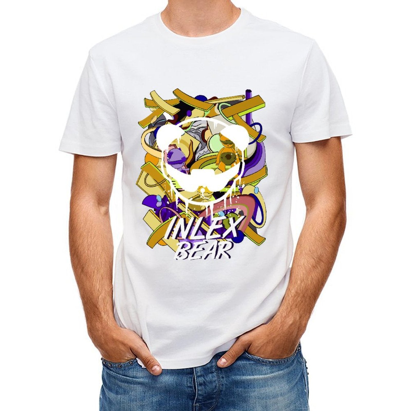 Inlex Bear T-shirtsPrinting ComfortFit T-Shirt