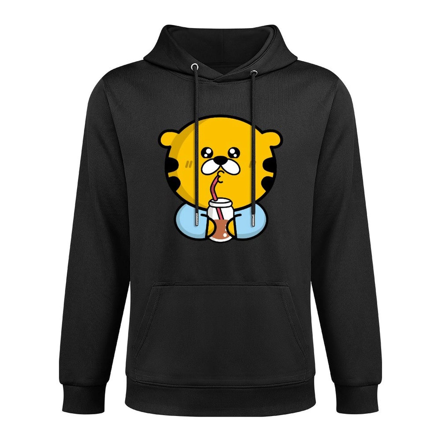 100% Cotton Sleek Front Graphic Hoodies