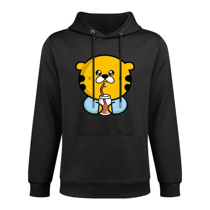 100% Cotton Sleek Front Graphic Hoodies