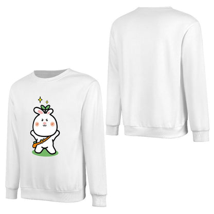 Front Patterned Long Sleeve TopSoft Tear-Resistant