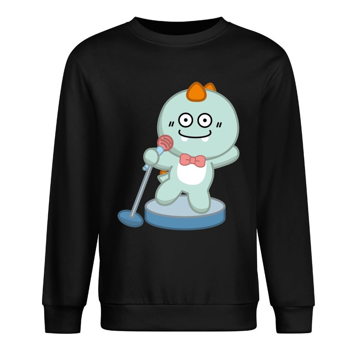 Front Patterned Long Sleeve TopCotton Printing