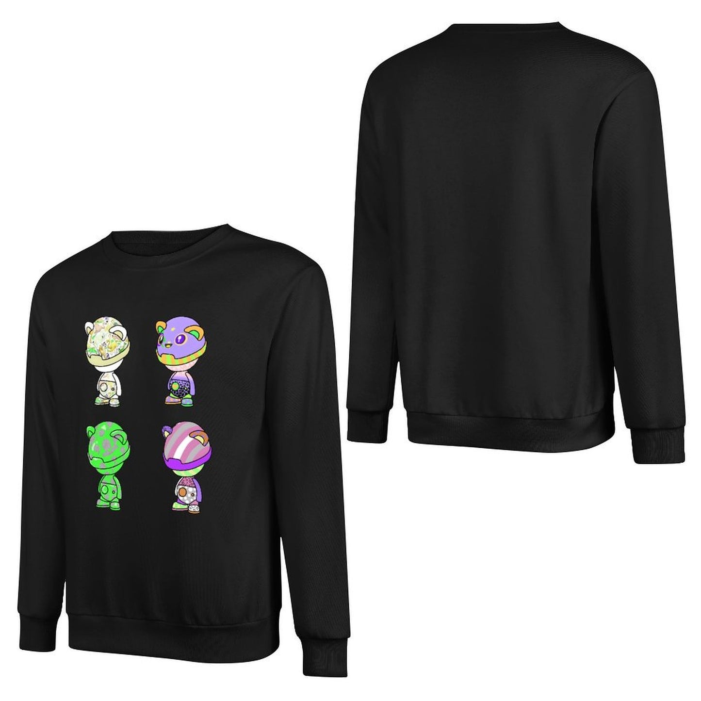 IPIB 250g Crew Neck Long Sleeve Sweatshirt Front GraphicCrew Neck Long Sleeve Sweatshirt6000073-6