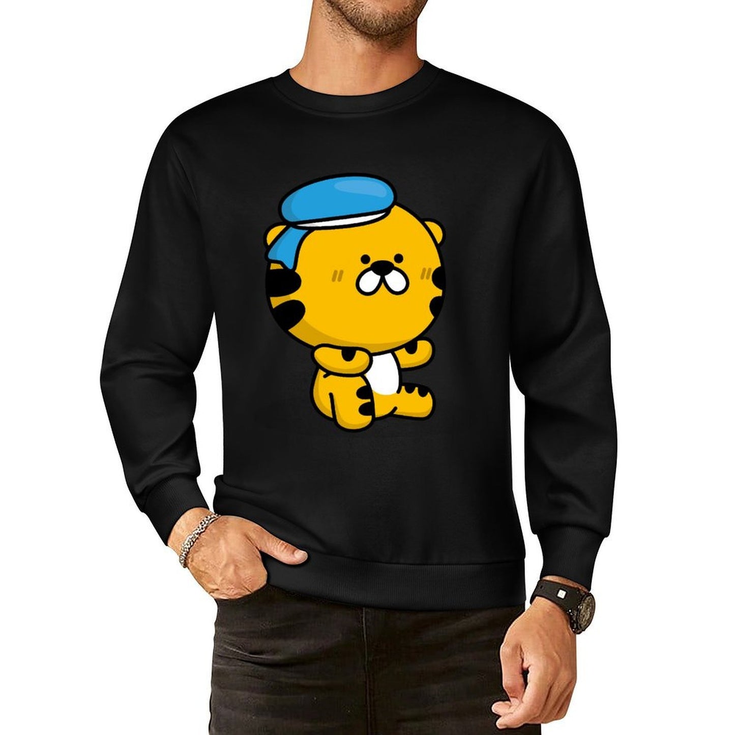IPBR 250g Crew Neck Long Sleeve Sweatshirt Front GraphicCrew Neck Long Sleeve Sweatshirt4000129