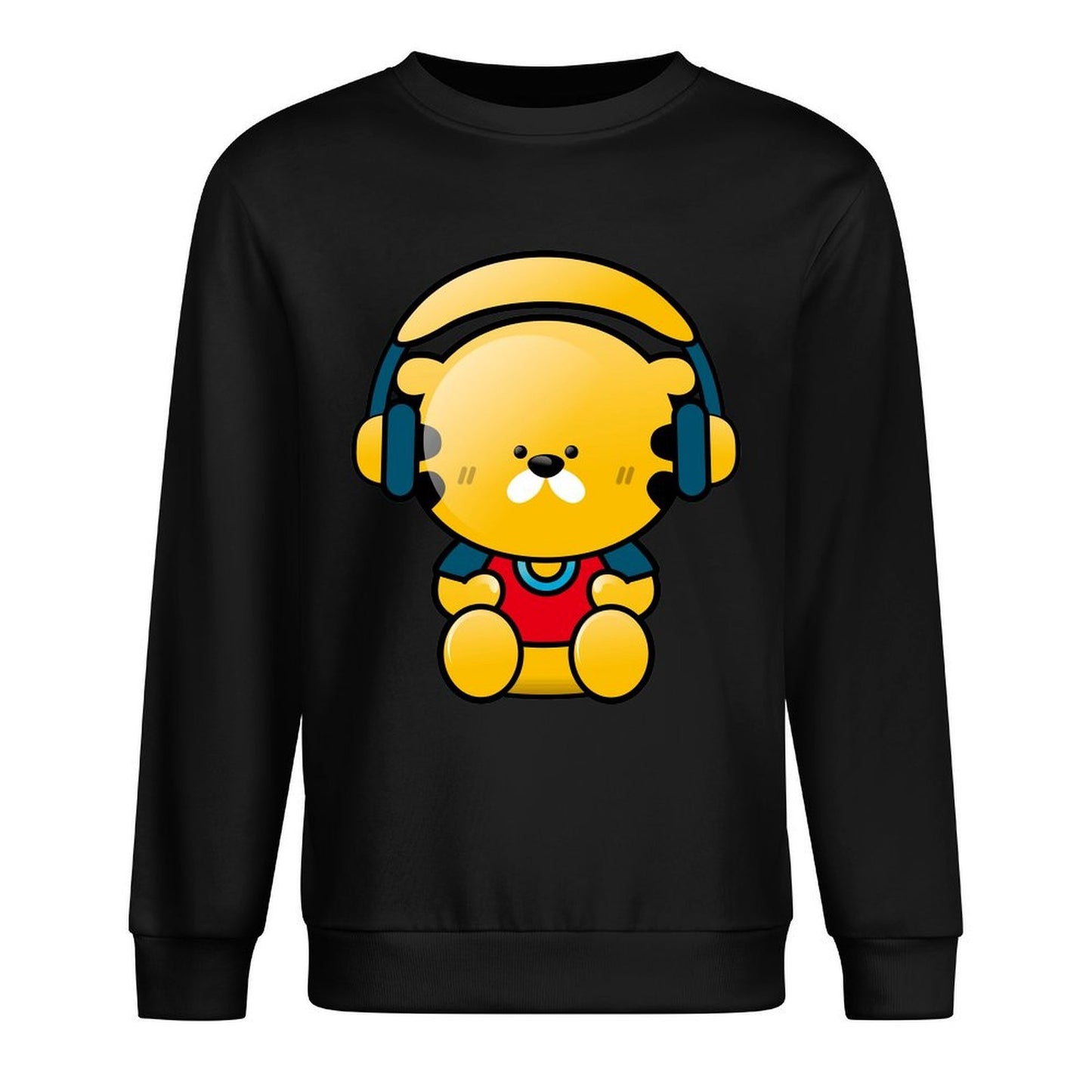 Front Patterned Long Sleeve TopComfortFit Design-Your-Own