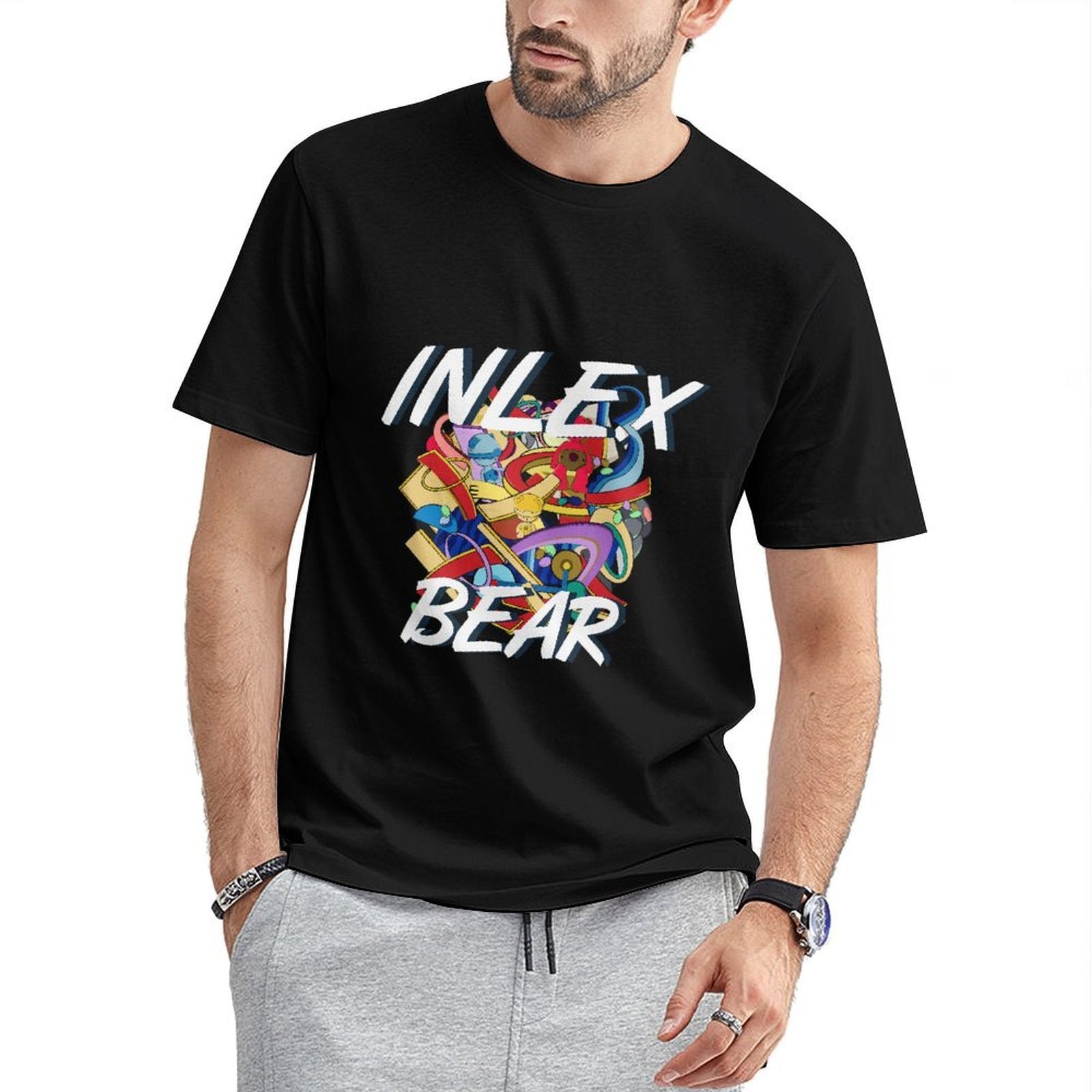 Inlex Bear T-shirtsSoftFeel Tear-Resistant T-Shirt