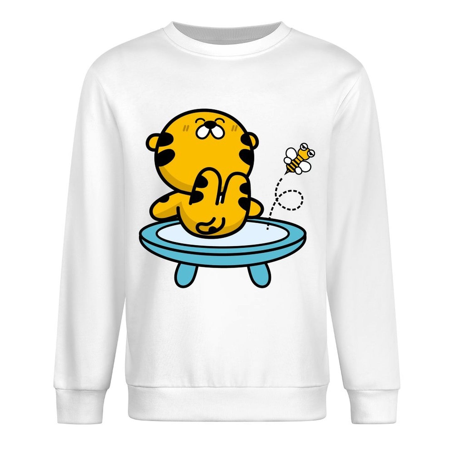 Front Patterned Long Sleeve TopUltra Durable Essential