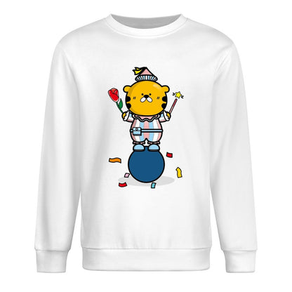 Front Patterned Long Sleeve TopEverydayWear SoftFeel