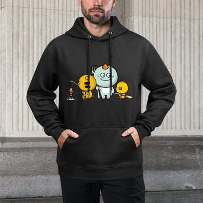 IPBR 250g Hooded Pocket Sweatshirt Front GraphicMen's Hooded  Sweatshirt4000202