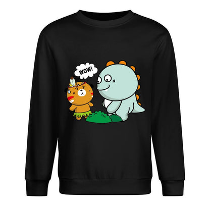 Front Patterned Long Sleeve TopDailyFit Regular