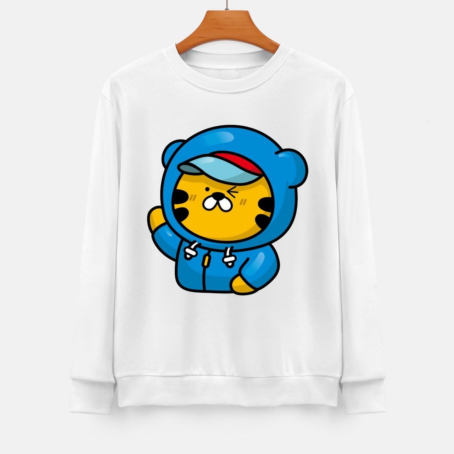 Front Patterned Long Sleeve TopReliable Smooth