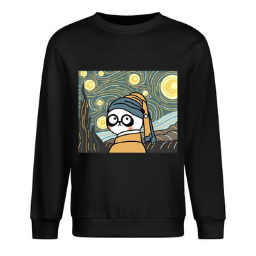 Front Patterned Long Sleeve TopBasicSeries Wrinkle-Free