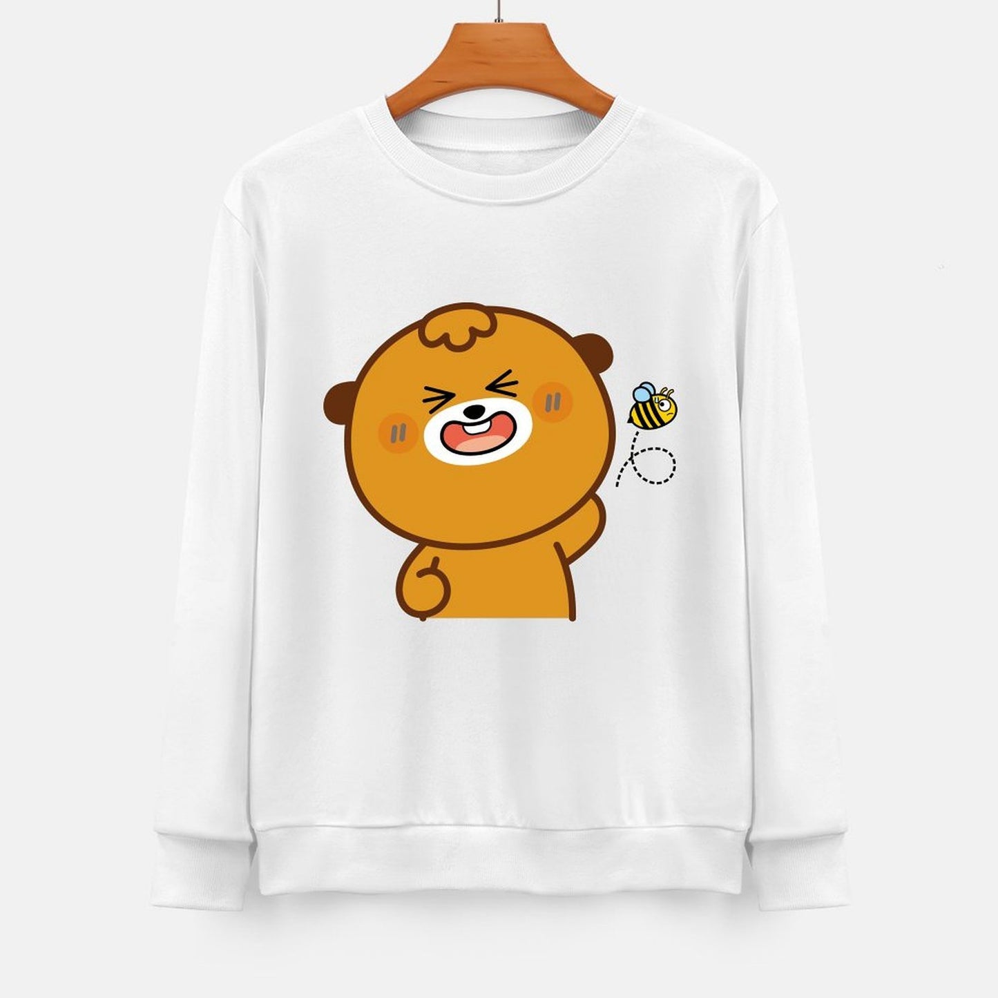 Front Patterned Long Sleeve TopSoftFeel Studio