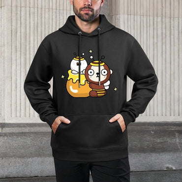 IPBR 250g Hooded Pocket Sweatshirt Front GraphicMen's Hooded  Sweatshirt4000013
