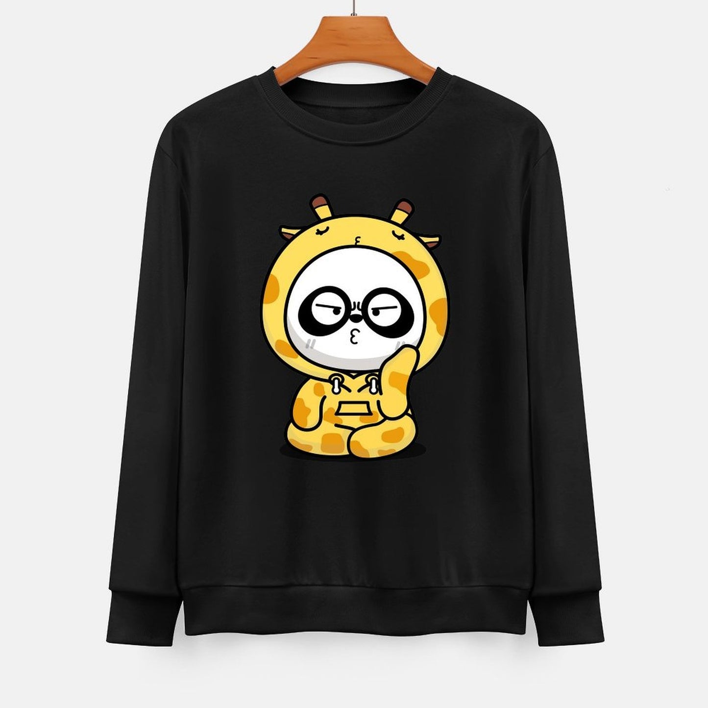 Front Patterned Long Sleeve TopDurable Eco-Conscious