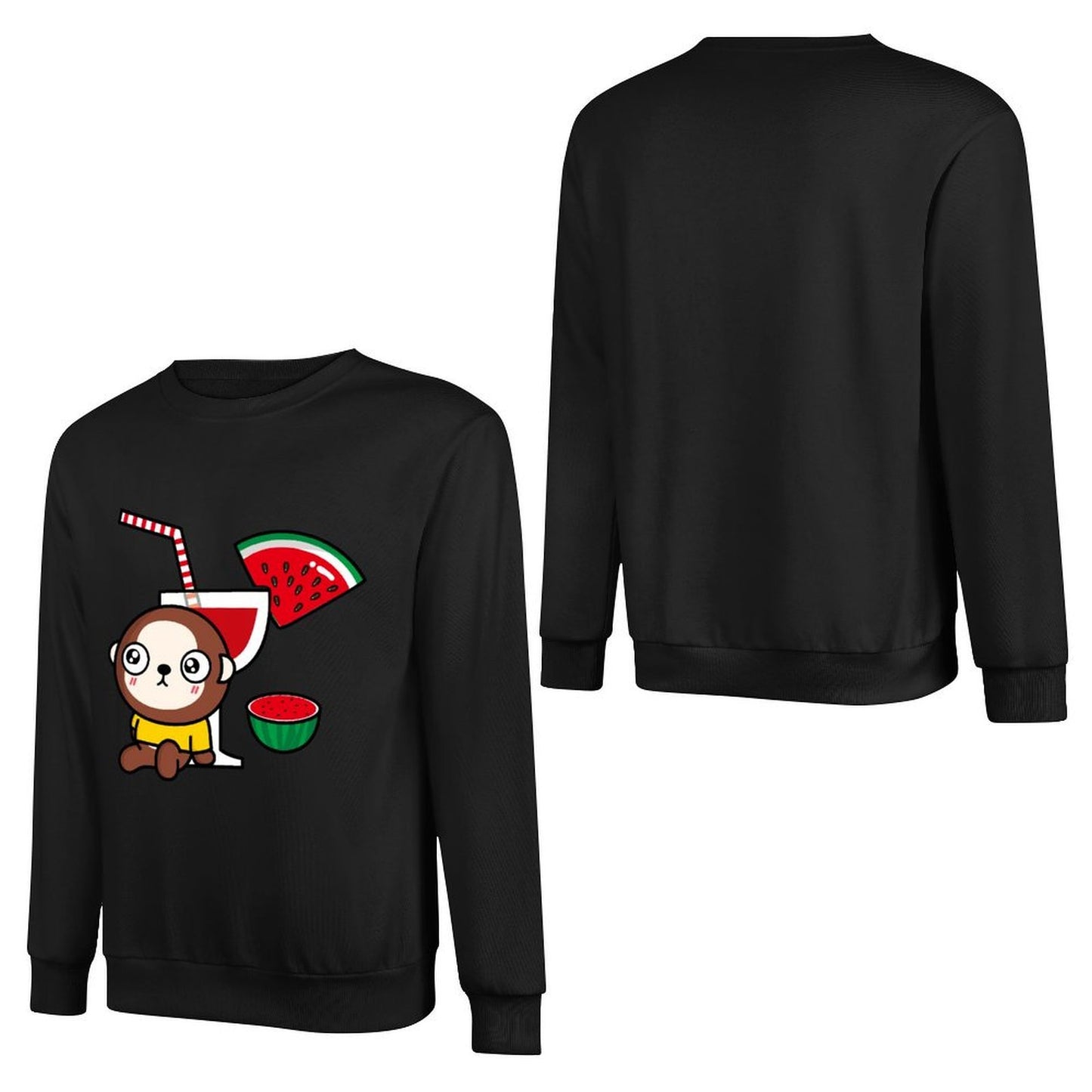 Front Patterned Long Sleeve TopColorfast StreetLine