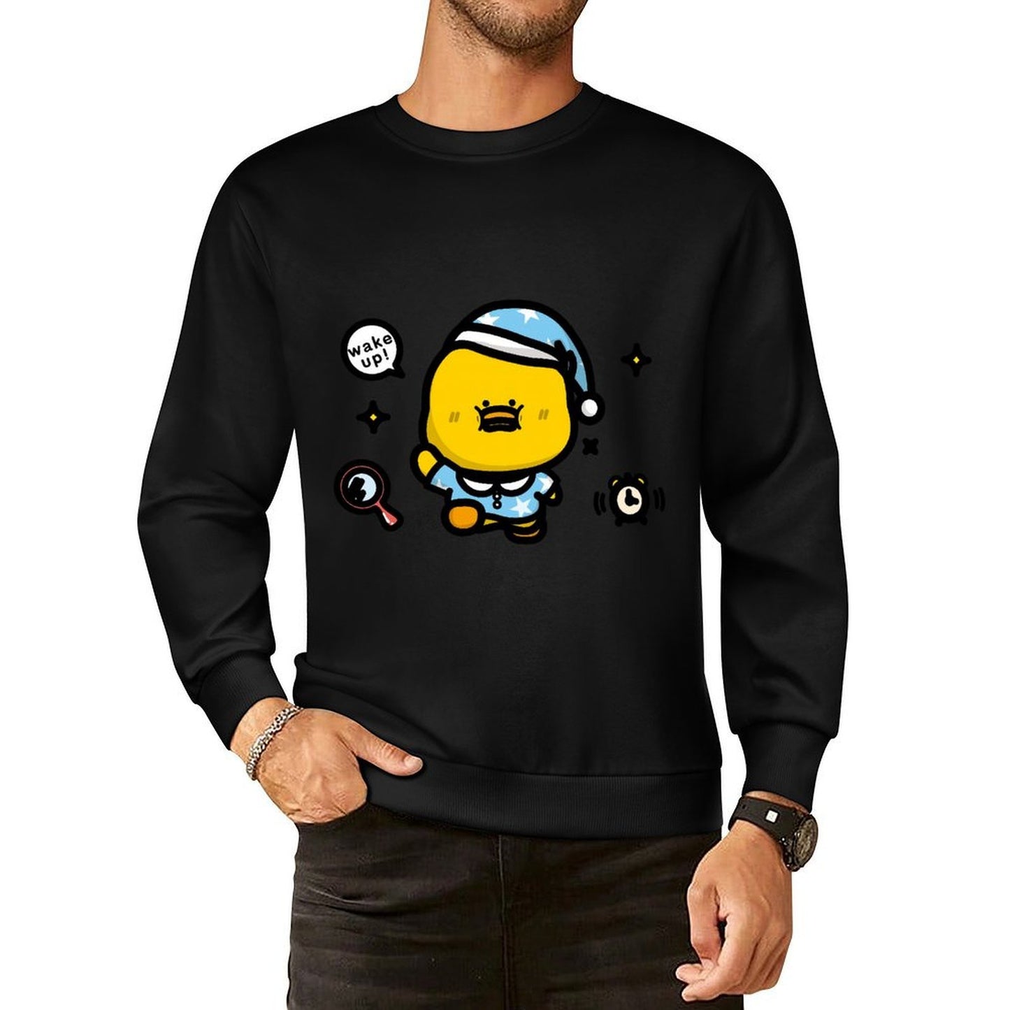 IPBR 250g Crew Neck Long Sleeve Sweatshirt Front GraphicCrew Neck Long Sleeve Sweatshirt4001209