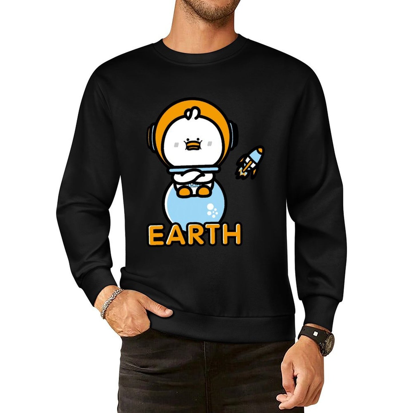 IPBR 250g Crew Neck Long Sleeve Sweatshirt Front GraphicCrew Neck Long Sleeve Sweatshirt4001197