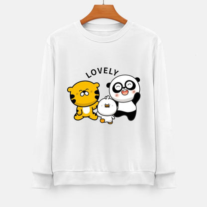 Front Patterned Long Sleeve TopFade-Resistant SmoothWear