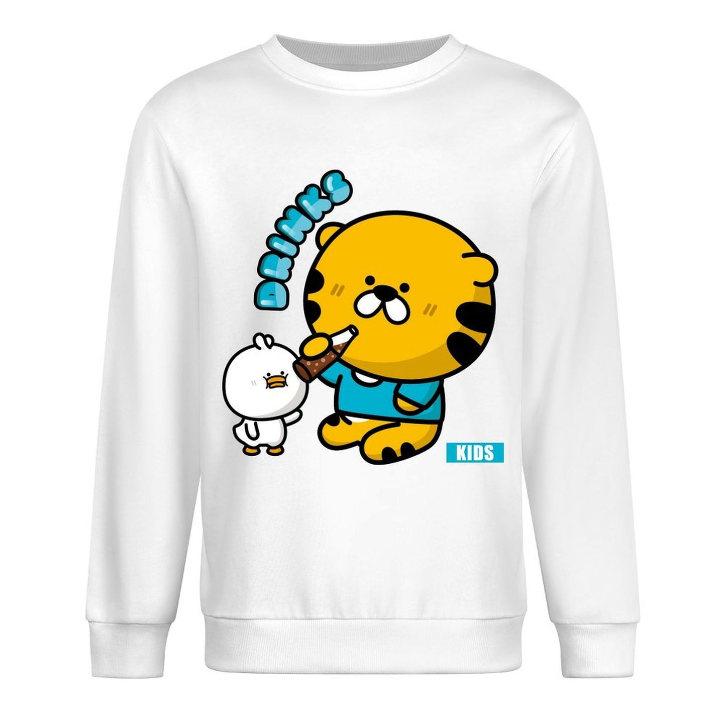 Front Patterned Long Sleeve TopSimpleFit Daily