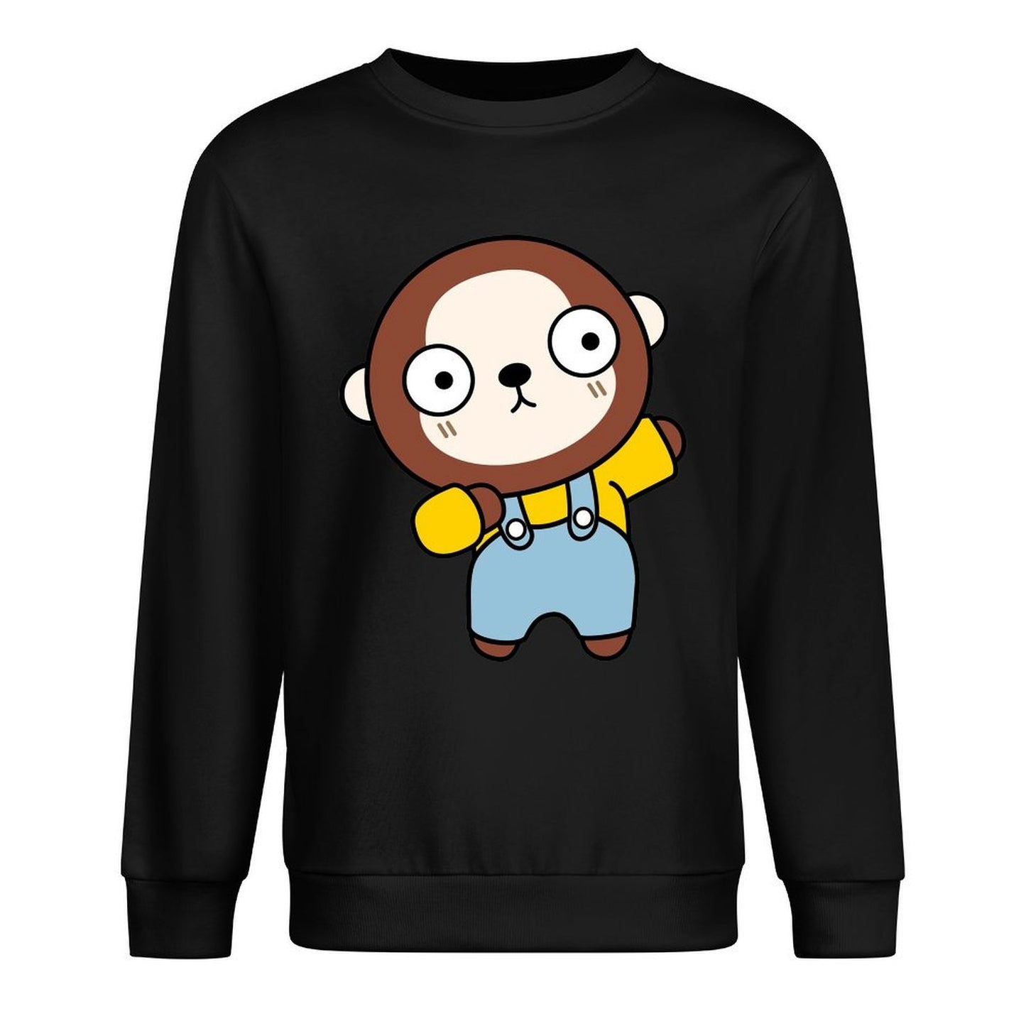 Front Patterned Long Sleeve TopDailyFit Fade-Resistant