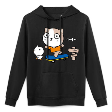 Timeless Neat Front Graphic Hoodies