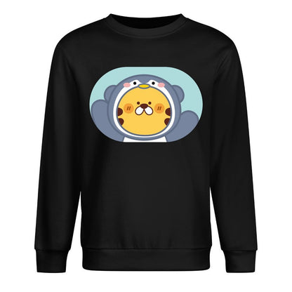 Front Patterned Long Sleeve TopActiveLine Solid