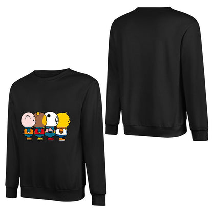 Front Patterned Long Sleeve TopDaily Reliable