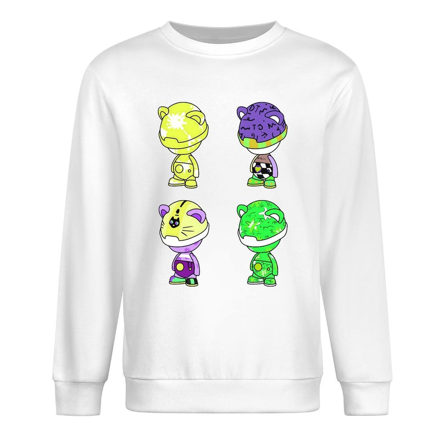 IPIB 250g Crew Neck Long Sleeve Sweatshirt Front GraphicCrew Neck Long Sleeve Sweatshirt6000074-2