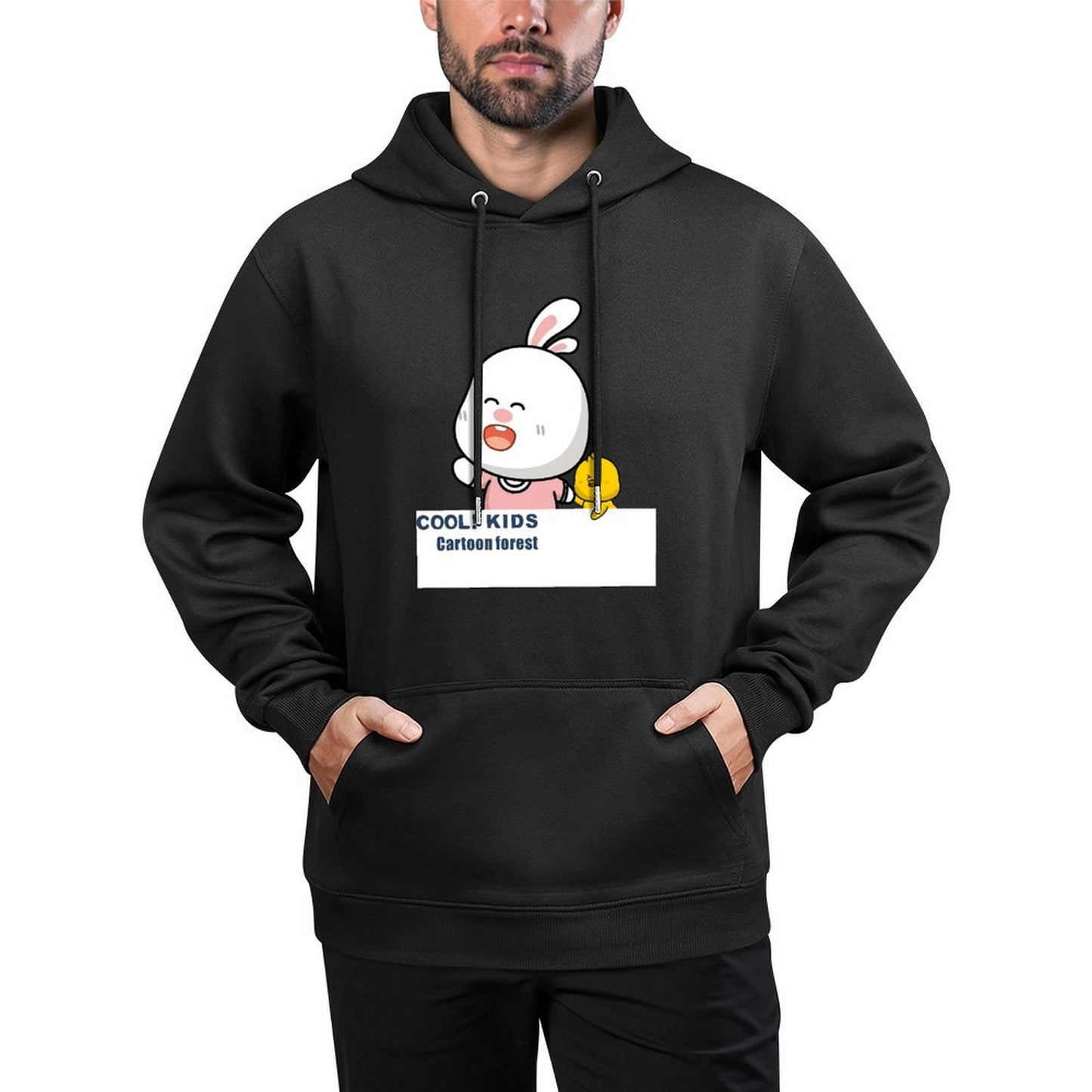 EverydaySeries 100% Cotton Front Graphic Hoodies