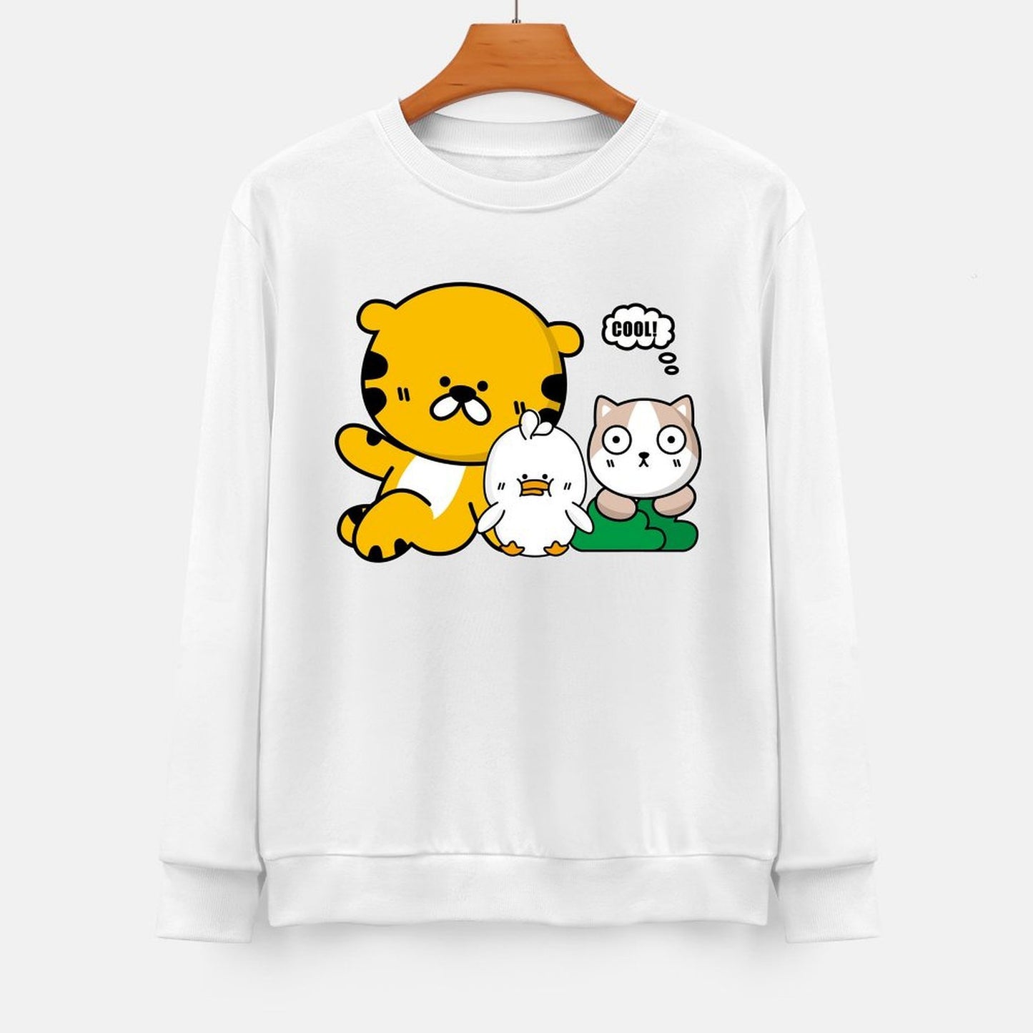 Front Patterned Long Sleeve TopComfortLine Performance