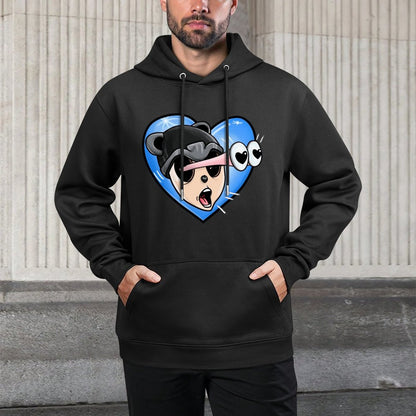 IPIB 250g Hooded Pocket Sweatshirt Front GraphicMen's Hooded  Sweatshirt6000048-3