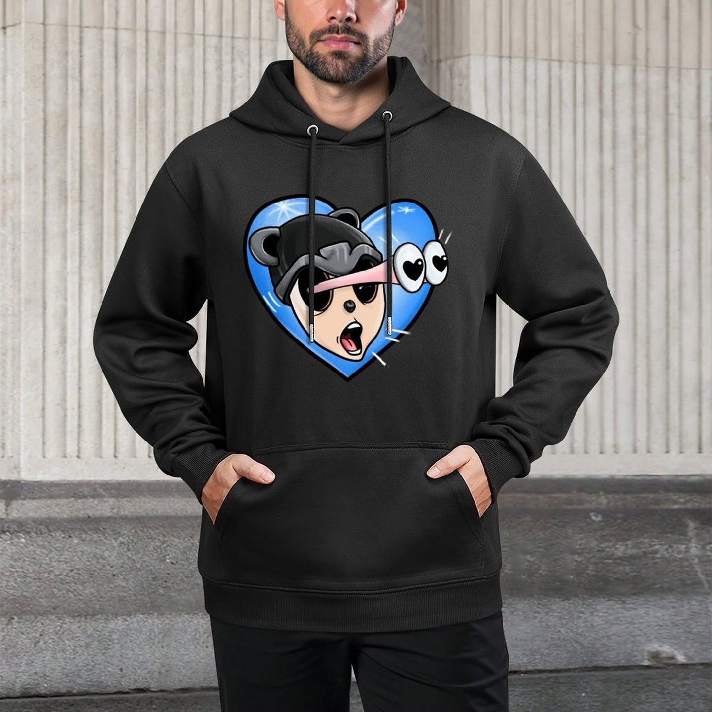 Hoodie Front PatternBreathable EasyStyle