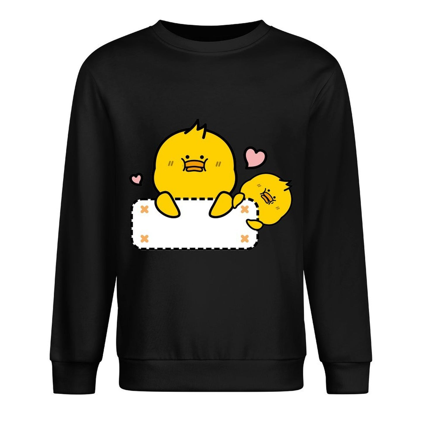 Front Patterned Long Sleeve TopColorfast Essential