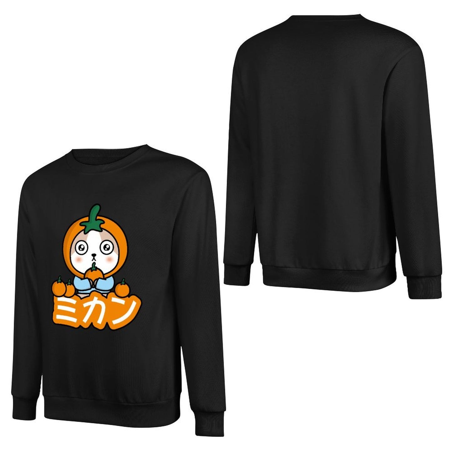 Front Patterned Long Sleeve TopModernFit Fade-Resistant
