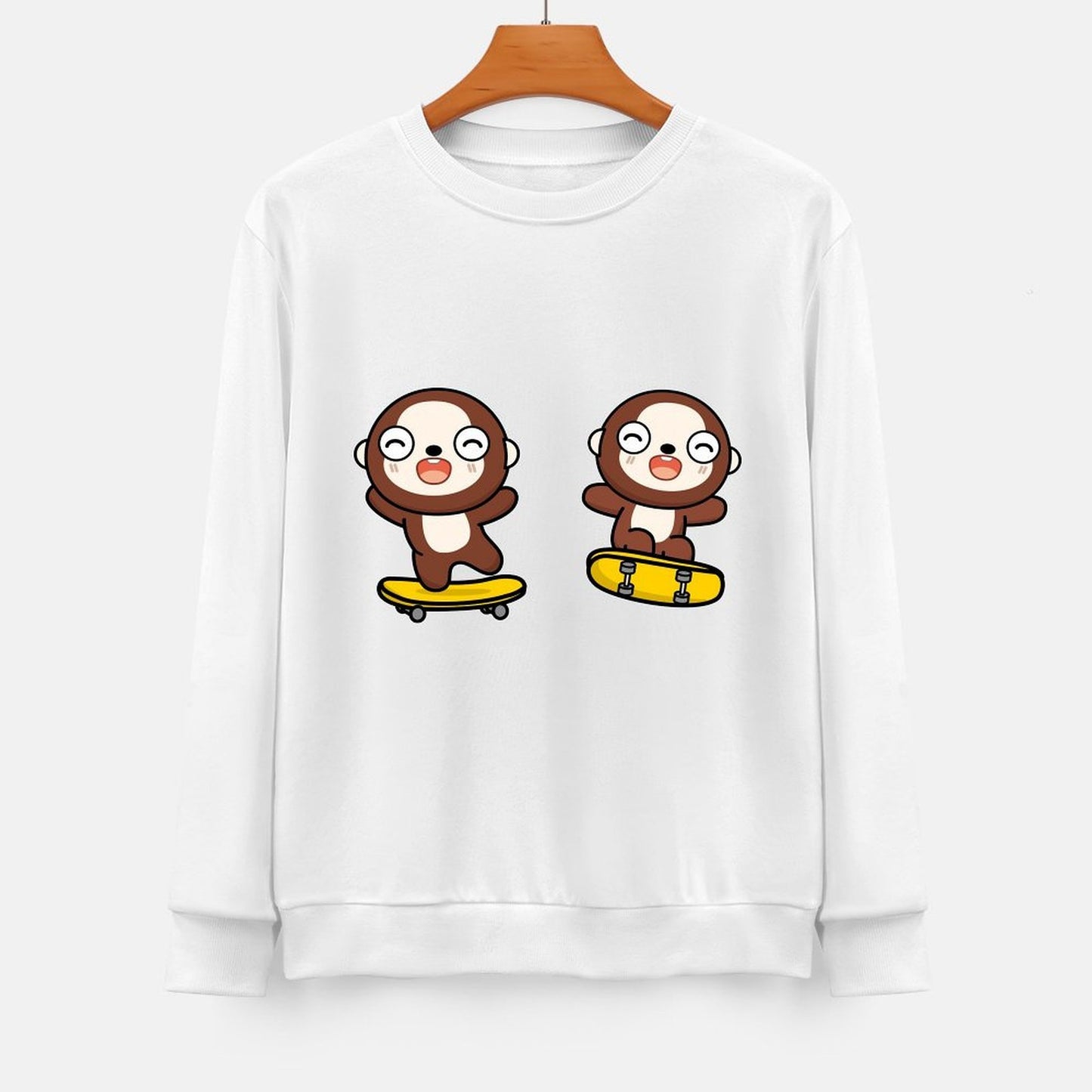 Front Patterned Long Sleeve TopTrueComfort AllSeason