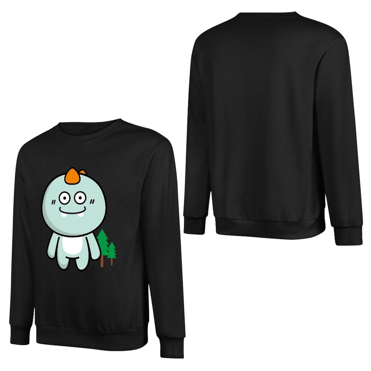 Front Patterned Long Sleeve TopUrban Heat-Transfer