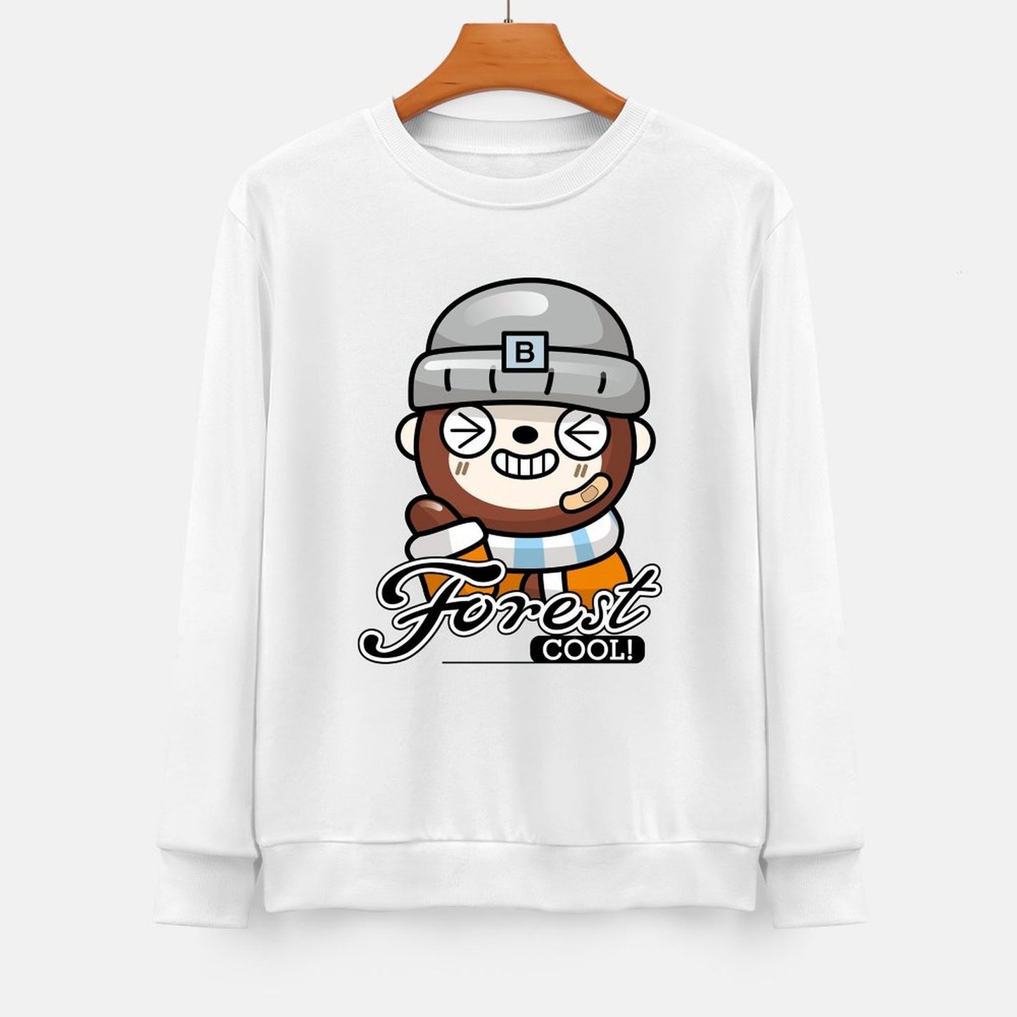 Front Patterned Long Sleeve TopSoftLine Strong