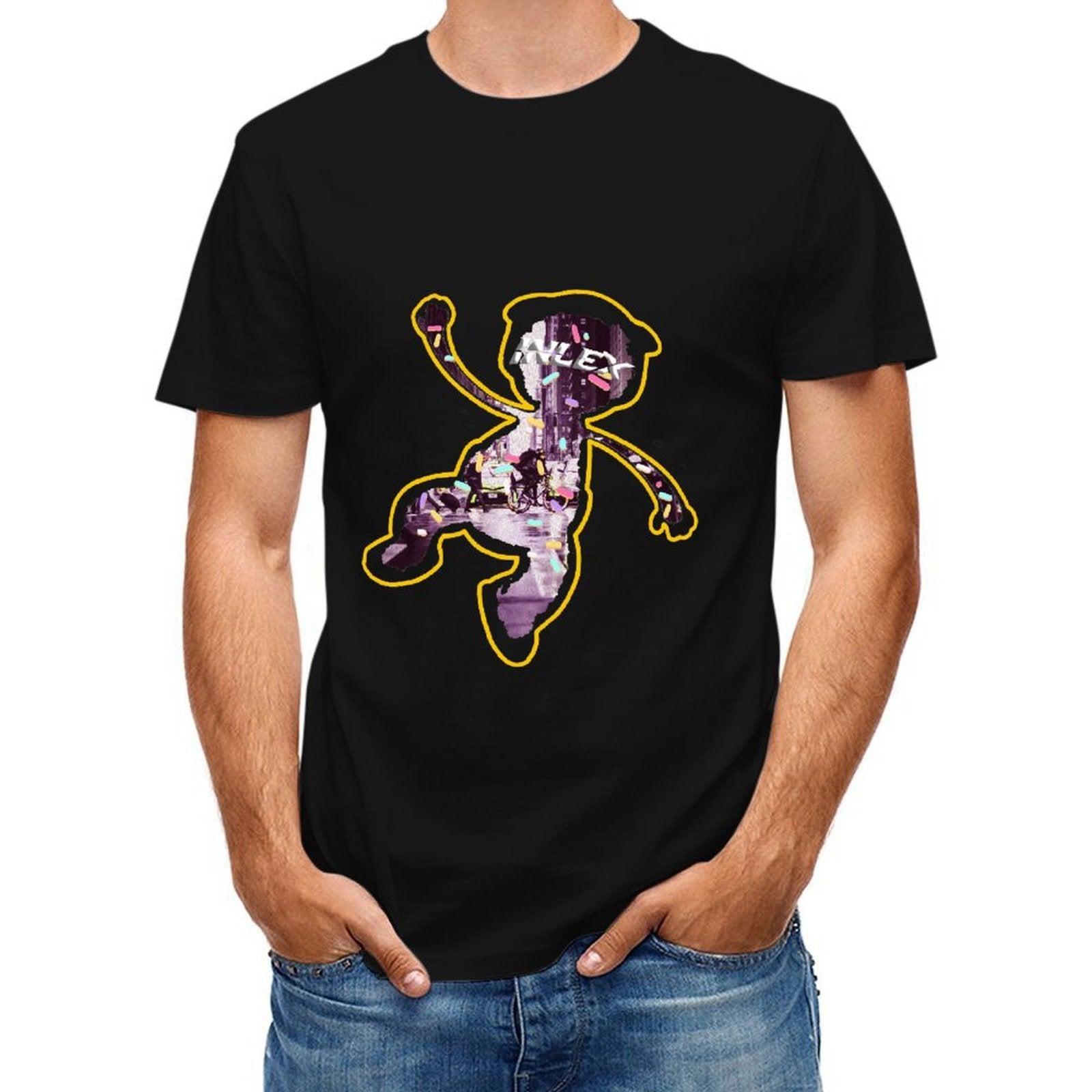 Inlex Bear T-shirtsWrinkle-Free LooseFit T-Shirt