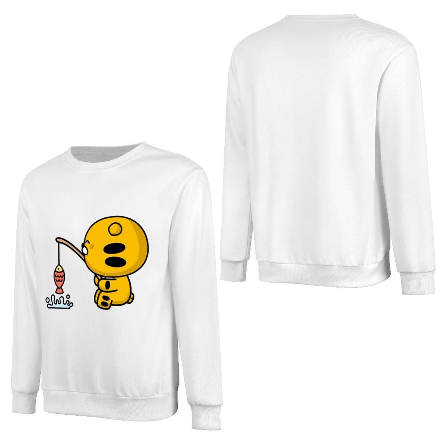 Front Patterned Long Sleeve TopMidweight On-Demand