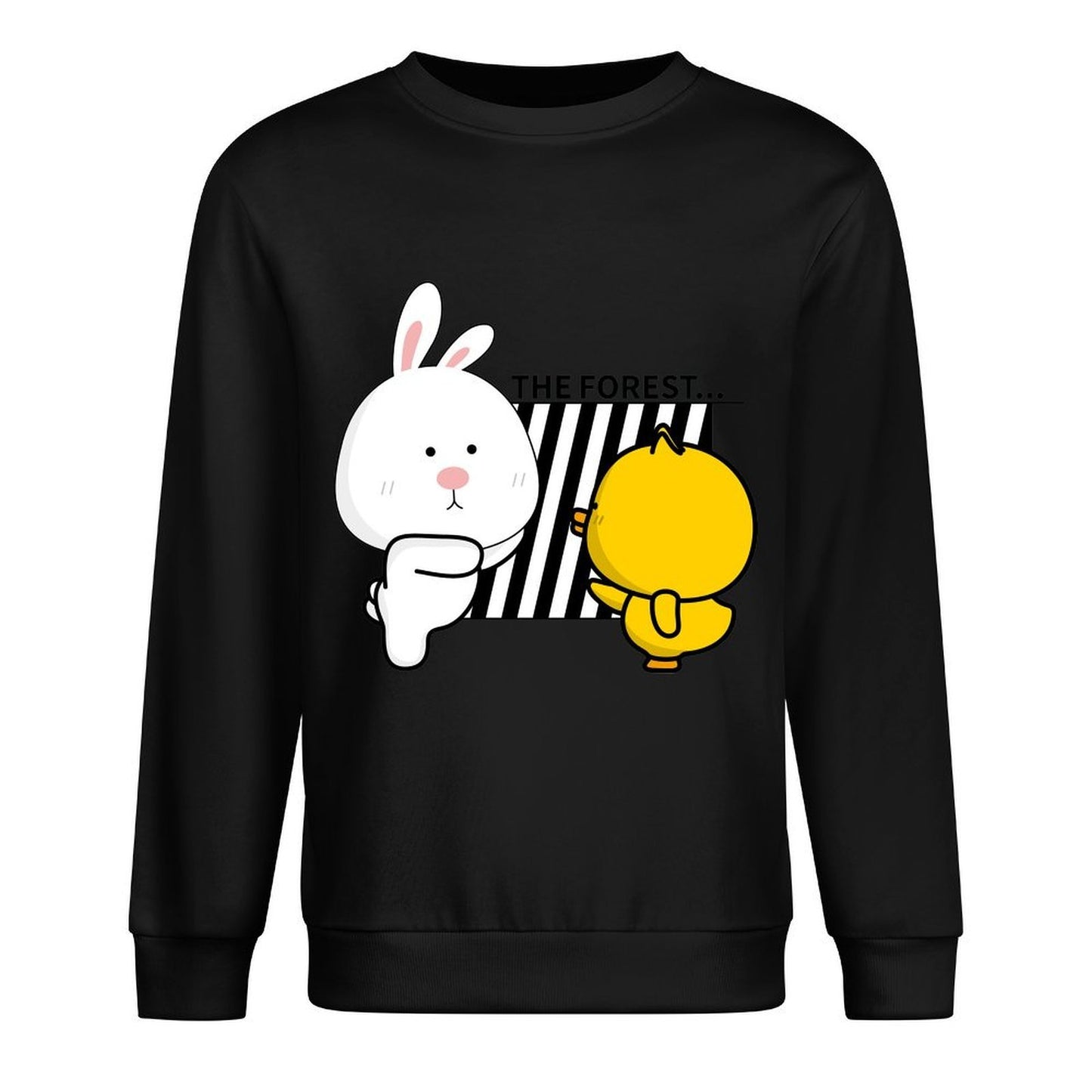 Front Patterned Long Sleeve TopRegularFit Eco / Sustainable