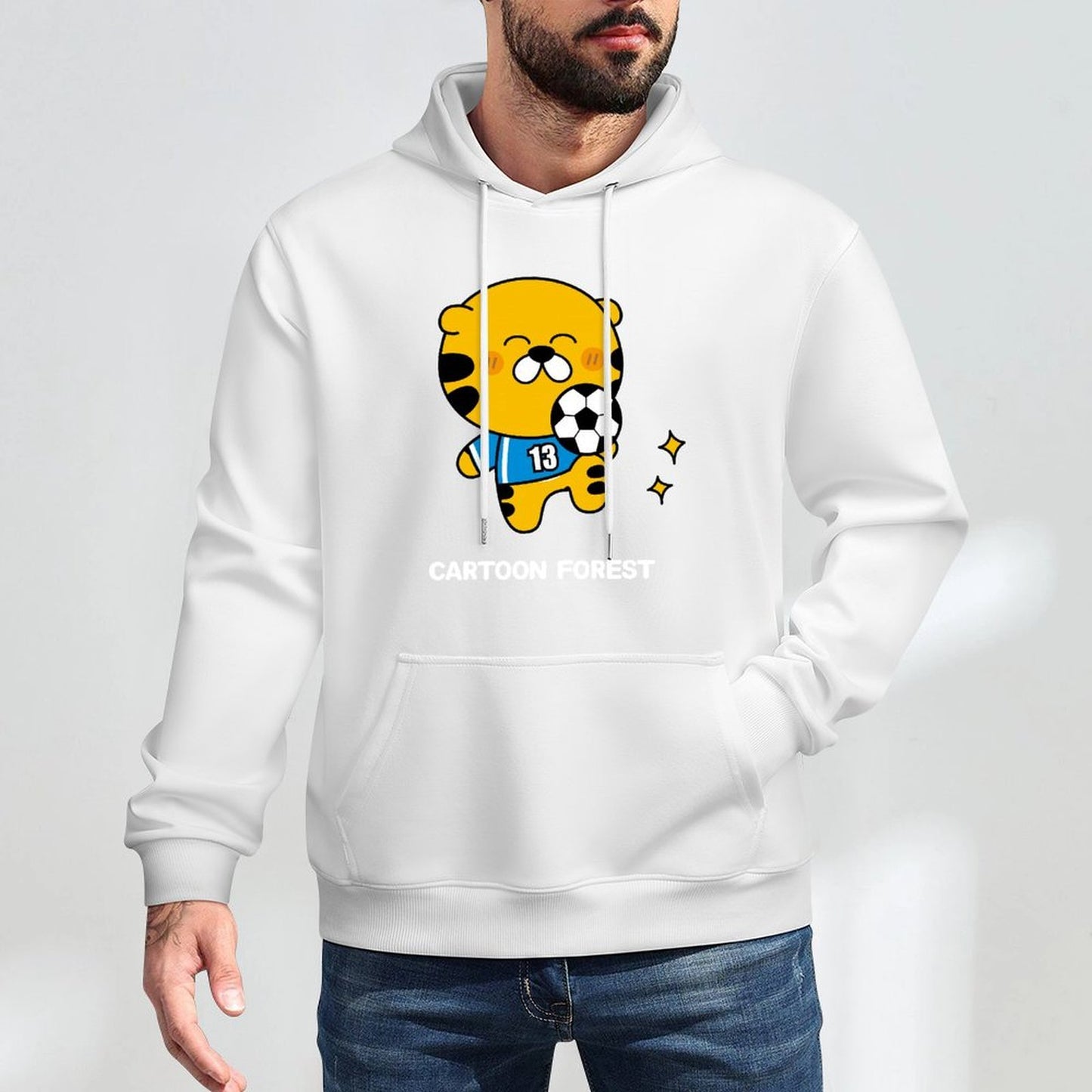 Print-Ready ModernFit Front Graphic Hoodies