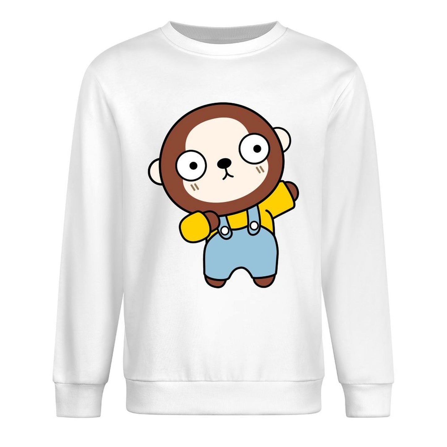 Front Patterned Long Sleeve TopDailyFit Fade-Resistant