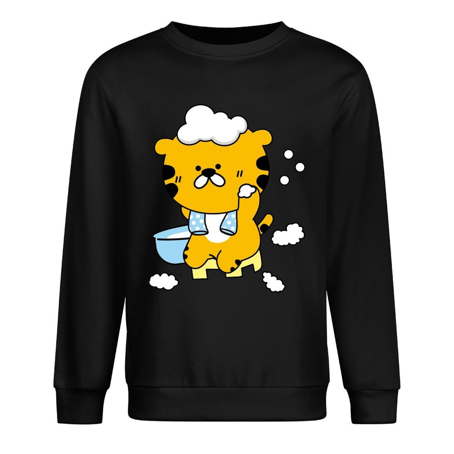 Front Patterned Long Sleeve TopTimelessComfort Fade-Resistant